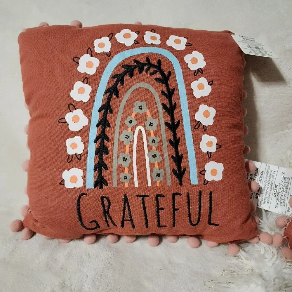 Fall/harvest decorative pillows set of two(2)